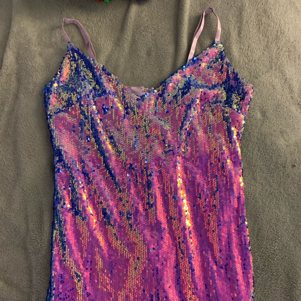 Sequin Mini Dress